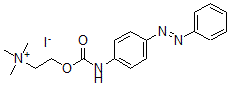 CAS#: 29739-76-2, N,N,N-Trimethyl-2-[[[[4-[(1E)-phenylazo]phenyl]amino]carbonyl]oxy]-Ethanaminium iodide
