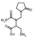 CAS#: 297761-73-0, 2-{Acetyl[(2-Oxo-1-Pyrrolidinyl)Methyl]Amino}Butanoic Acid