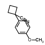 CAS 登录号：29786-45-6， 1-(4-甲氧基苯基)环丁烷甲腈