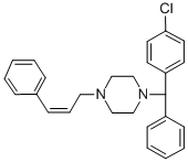 CAS#: 298-55-5, 1-[(4-Chlorophenyl)-Phenylmethyl]-4-(3-Phenylprop-2-Enyl)Piperazine