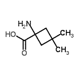 CAS 登录号：29810-92-2， 1-氨基-3,3-二甲基环丁烷羧酸