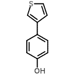 CAS#: 29886-67-7, 4-(3-Thienyl)Phenol