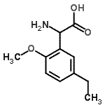 CAS#: 299165-00-7, Amino(5-Ethyl-2-Methoxyphenyl)Acetic Acid