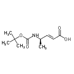 CAS#: 299182-03-9, (2E,4R)-4-({[(2-Methyl-2-Propanyl)Oxy]Carbonyl}Amino)-2-Pentenoic Acid