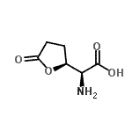 CAS 登录号：299208-57-4， (2S)-氨基[(2S)-5-氧代四氢-2-呋喃基]乙酸