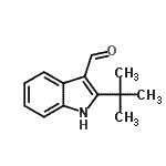 CAS#: 29957-81-1, 2-(2-Methyl-2-Propanyl)-1H-Indole-3-Carbaldehyde