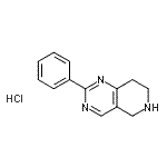 CAS#: 300552-48-1, 2-Phenyl-5,6,7,8-Tetrahydropyrido[4,3-d]Pyrimidine Hydrochloride (1:1)