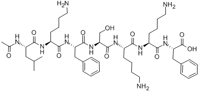 CAS 登录号：300584-92-3， 乙酰基-亮氨酰-赖氨酰-苯丙氨酰-丝氨酰-赖氨酰-赖氨酰-苯丙氨酸