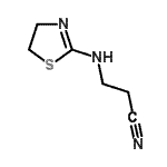 CAS#: 300686-12-8, 3-(4,5-Dihydro-1,3-Thiazol-2-Ylamino)Propanenitrile