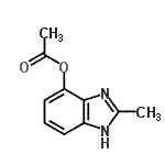 CAS#: 300686-53-7, 2-Methyl-1H-Benzimidazol-4-Yl Acetate