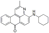 CAS 登录号:3008-87-5, 4-(环己基氨基)-2-甲基-7H-二苯并(f,ij)异喹啉-7-酮