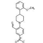 CAS#: 301134-94-1, 2-[4-(2-Methoxyphenyl)-1-Piperidinyl]-5-Nitrobenzaldehyde
