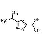 CAS#: 301168-22-9, 1-(3-Isopropyl-1,2-Oxazol-5-Yl)Ethanol