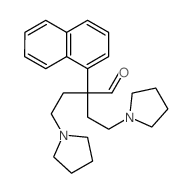 CAS#: 30120-86-6, 2-Naphthalen-1-Yl-4-Pyrrolidin-1-Yl-2-(2-Pyrrolidin-1-Ylethyl)Butanal
