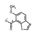 CAS#: 30132-83-3, 6-Methoxy-7-Nitro-1,3-Benzothiazole