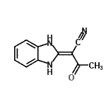 CAS 登录号：301344-08-1， 2-(1,3-二氢-2H-苯并咪唑-2-亚基)-3-氧代丁腈