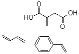 CAS#: 30174-67-5, Methylene-Butanedioic Acid Polymer With 1,3-Butadiene And Ethenylbenzene