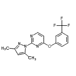 CAS#: 302791-49-7, 2-(3,5-Dimethyl-1H-Pyrazol-1-Yl)-4-[3-(Trifluoromethyl)Phenoxy]Pyrimidine