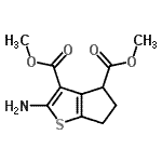 CAS#: 302949-27-5, Dimethyl 2-Amino-5,6-Dihydro-4H-Cyclopenta[b]Thiophene-3,4-Dicarboxylate