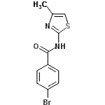 CAS#: 302967-87-9, 4-Bromo-N-(4-Methyl-1,3-Thiazol-2-Yl)Benzamide