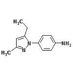 CAS#: 303009-19-0, 4-(5-Ethyl-3-Methyl-1H-Pyrazol-1-Yl)Aniline