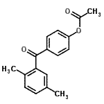 CAS 登录号：303098-84-2， 4-(2,5-二甲基苯甲酰)苯基乙酸酯