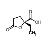 CAS#: 303183-89-3, (2R)-2-Ethyl-5-Oxotetrahydro-2-Furancarboxylic Acid