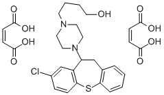 CAS#: 30319-66-5, 4-(8-Chloro-10,11-dihydrodibenzo(b,f)thiepin-10-yl)-1-piperazinebutanol dimaleate