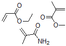 CAS#: 30394-86-6, 2-Methyl-2-Propenoic acid methyl ester, polymer with ethyl 2-propenoate and 2-methyl-2-propenamide
