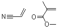 CAS 登录号：30396-85-1， 甲基丙烯酸甲酯-丙烯腈共聚物