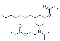 CAS#: 30398-61-9, 2-methyl-2-Propenoic acid 2-(bis(1-methylethyl)amino)ethyl ester, polymer with decyl 2-methyl-2-propenoate