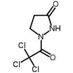 CAS 登录号：303994-71-0， 1-(三氯乙酰基)-3-吡唑烷酮