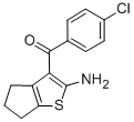 CAS#: 304018-04-0, (2-Amino-5,6-Dihydro-4H-Cyclopenta[d]Thiophen-3-Yl)-(4-Chlorophenyl)Methanone