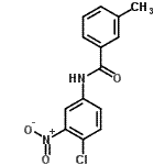 CAS 登录号：304453-70-1， N-(4-氯-3-硝基苯基)-3-甲基苯甲酰胺