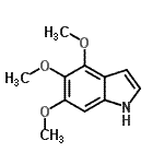 CAS#: 30448-04-5, 4,5,6-Trimethoxy-1H-Indole