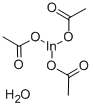 CAS 登录号：304671-64-5， 乙酸铟(III) 水合物