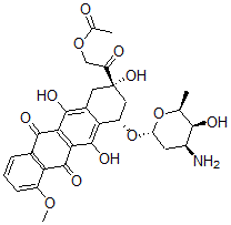 CAS#: 30489-04-4, [2-[(2S,4S)-4-[(2R,4S,5S,6S)-4-Amino-5-Hydroxy-6-Methyloxan-2-Yl]Oxy-2,5,12-Trihydroxy-7-Methoxy-6,11-Dioxo-3,4-Dihydro-1H-Tetracen-2-Yl]-2-Oxoethyl] Acetate