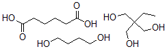CAS#: 30525-45-2, Hexanedioic acid, polymer with 1,4-butanediol and 2-ethyl-2-(hydroxymethyl)-1,3-propanediol