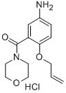 CAS#: 30533-72-3, (5-Amino-2-Prop-2-Enoxyphenyl)-Morpholin-4-Ylmethanone Hydrochloride