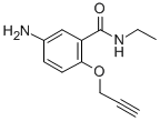 CAS 登录号：30533-75-6， 5-氨基-N-乙基-2-丙-2-炔氧基苯甲酰胺