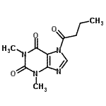 CAS#: 3056-21-1, 7-Butyryl-1,3-Dimethyl-3,7-Dihydro-1H-Purine-2,6-Dione