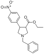 CAS#: 306305-35-1, 1-Benzyl-4-(4-Nitro-Phenyl)-Pyrrolidine-3-Carboxylic Acid Ethyl Ester