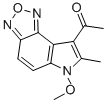 CAS#: 306935-64-8, 1-(6-Methoxy-7-Methyl-6H-[1,2,5]Oxadiazolo[3,4-e]Indol-8-Yl)Ethan-1-One