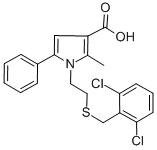 CAS#: 306936-26-5, 1-(2,6-Dichlorobenzyl)Thioethyl-2-Methyl 5-Phenylpyrrole-3-Carboxylic Acid