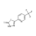 CAS#: 306936-73-2, 5-[5-(Trifluoromethyl)-2-Pyridinyl]-1,3,4-Thiadiazole-2(3H)-Thione