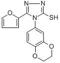 CAS 登录号：306936-86-7， 4-(2,3-二氢-1,4-苯并二氧杂环己-6-基)-5-(2-呋喃基)-4H-1,2,4-三唑-3-硫醇