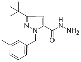 CAS#: 306937-06-4, 3-(Tert-Butyl)-1-(3-Methylbenzyl)-1H-Pyrazole-5-Carbohydrazide