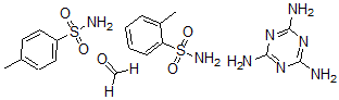 CAS 登录号:30705-14-7, 2-甲基-苯磺酰胺与甲醛4-甲基苯磺酰胺和1,3,5-三嗪-2,4,6-三胺的聚合物