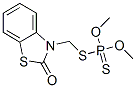 CAS 登录号:30725-72-5, 二硫代磷酸O,O-二甲基S-(2-氧代苯并噻唑-3(2H)-基甲基)酯