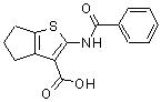 CAS#: 307341-55-5, 2-(Benzoylamino)-5,6-Dihydro-4H-Cyclopenta[b]Thiophene-3-Carboxylic Acid